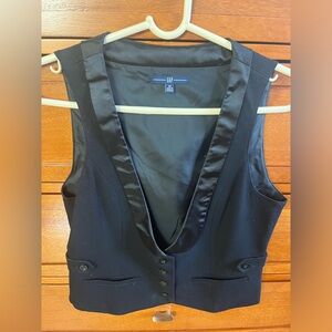 Tuxedo style vintage vest